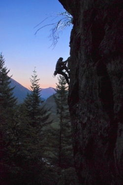 Sunset on Rock